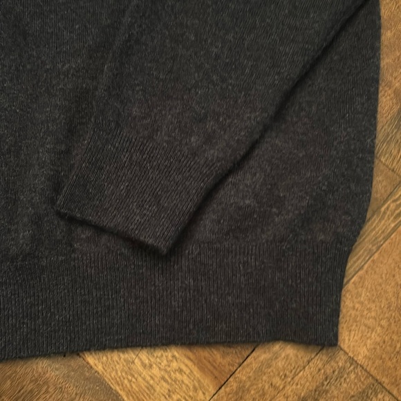 Dunning Golf-Altec Lagmore Quarter Zip-Merino Wool Cashmerere Blend-Charcoal-XL - Picture 3 of 4